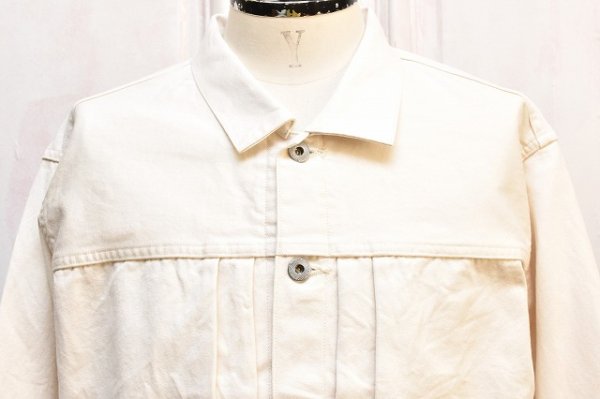 画像2: Taiga Takahashi　" BUCKLE - BACKED JACKET "　col.Ivory