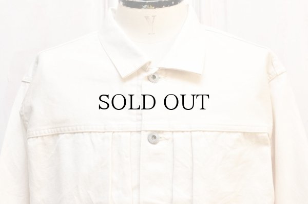 画像2: Taiga Takahashi　" BUCKLE - BACKED JACKET "　col.Ivory