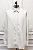 画像1: A.PRESSE　" Double Weave twill Regular Collar Shirt "　col.Ecru (1)