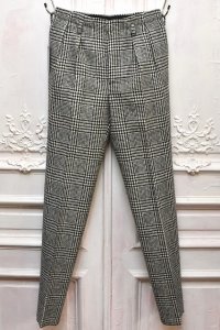 Fumiya Hirano THE TROUSERS　" Edward - Harris Tweed JT9-G1-16 "　col.GLEN CHECK