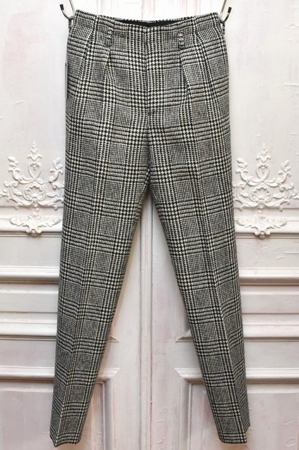 画像1: Fumiya Hirano THE TROUSERS　" Edward - Harris Tweed JT9-G1-16 "　col.GLEN CHECK