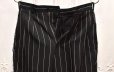 画像2: CLASS　" DORMEUIL ROYAL 11 STRIP PANTS "　col. Black (2)