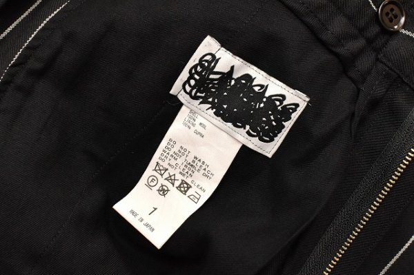 画像7: CLASS " DORMEUIL ROYAL 11 STRIP PANTS " col. Black