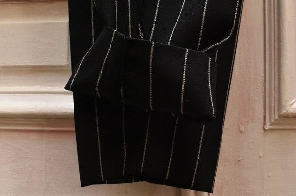 画像6: CLASS " DORMEUIL ROYAL 11 STRIP PANTS " col. Black