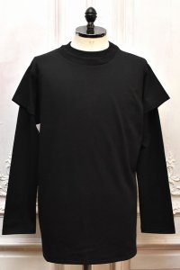 CLASS　" ROYAL ORGANIC COTTON COMPACT JERSEY - Long Sleeve "　col.Black