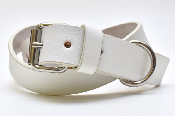 画像1: TUKI　" Doggie Belt - 30mm "　col.White