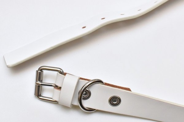 画像2: TUKI　" Doggie Belt - 30mm "　col.White