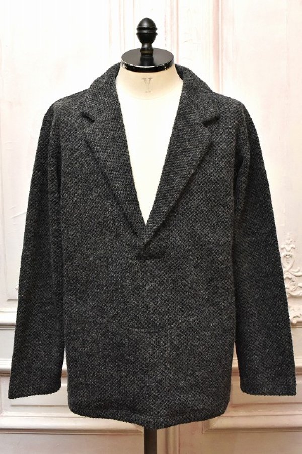 画像1: m's braque　" Over Sized Pullover Jacket "　col.Grey