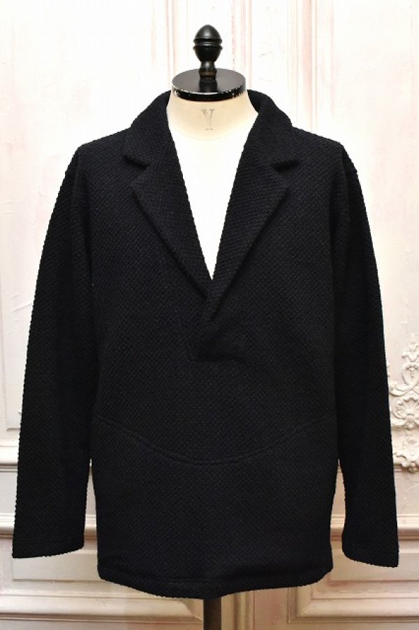 画像1: m's braque　" Over Sized Pullover Jacket "　col.Navy