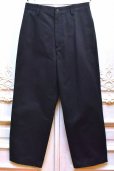 画像1: A.PRESSE　" Type.1 Silk Blend Chino Trousers "　col.Navy (1)