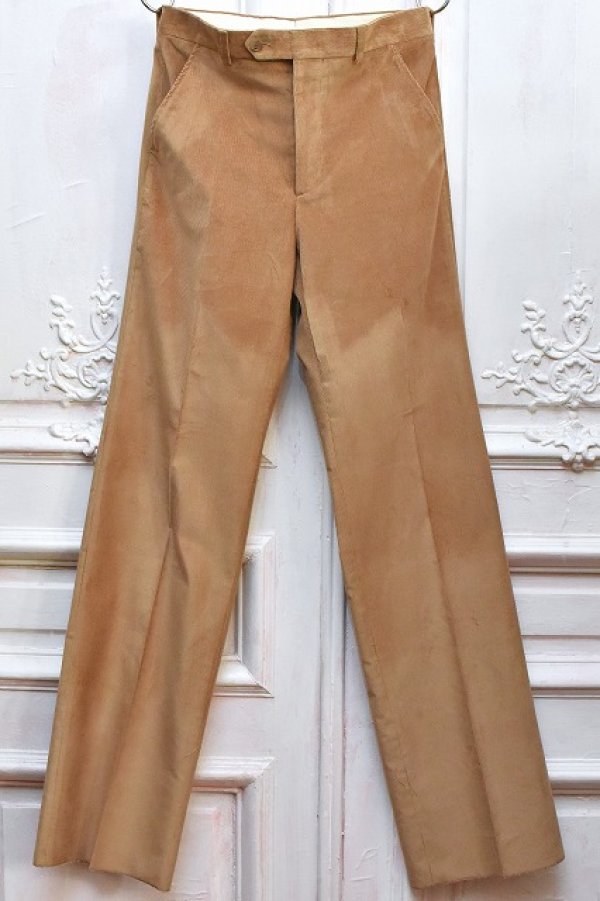 画像1: HUSBANDS　" High Waisted Trousers - Flared Leg "　col.Beige