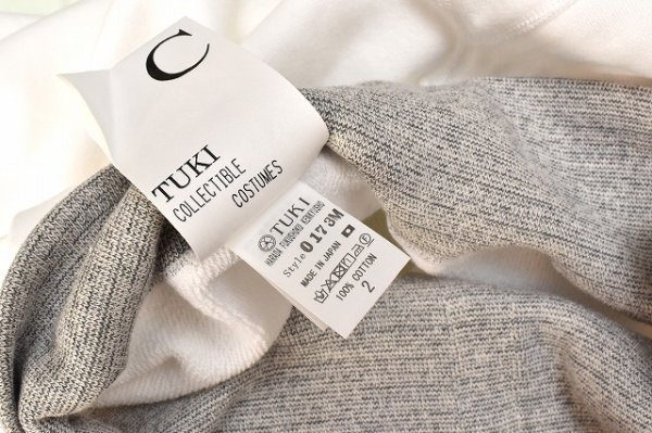 画像6: TUKI " cotton long jhns - mix gray rib " col.White