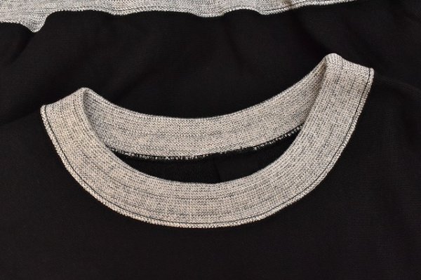 画像5: TUKI　" cotton jumper - mix gray rib "　col. Black