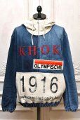 画像1: KHOKI　" Replica stadium jacket "　col.Indigo (1)