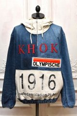 KHOKI　" Replica stadium jacket "　col.Indigo