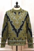 画像1: Cristaseya 　" Cashmere oversized carpet sweater "　col.Green (1)