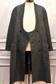 画像5: Cristaseya 　" Collarless oversized coat "　col.Black＆White