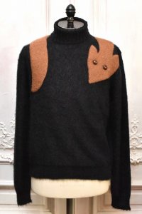 Cristaseya 　" Volpe turtle neck sweater "　col.Black