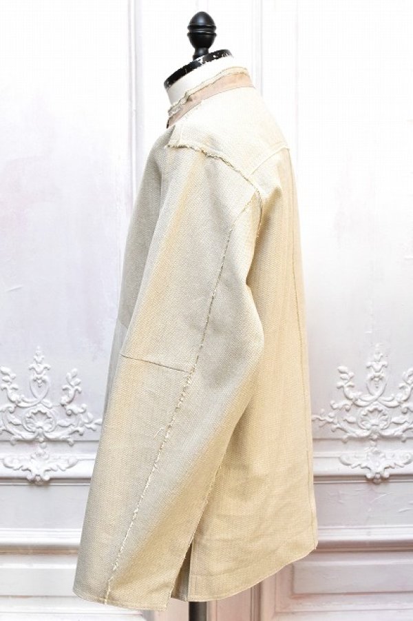 画像4: CLASS　" COTTON HERRINGBONE PULLOVER JACKET "　col.Beige