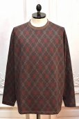 画像1: The DUFFER N NEPHEWS　" ARDMORE - JACQUARD Tee L/S "　col.Brown (1)