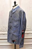 画像3: HANS　" Damage Patchwork Jacket "　col.Navy