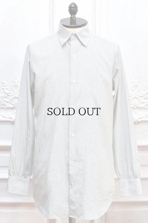 画像1: MAATEE＆SONS　" ELIZABETH REGULAR COLLAR SHIRTS "　col.BLACK WHITE