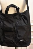 画像2: BAICYCLON by Bagjack　" MULTI POCKET 2WAY TOTE - MEDIUM "　col.Black (2)