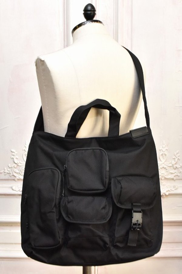 画像1: BAICYCLON by Bagjack　" MULTI POCKET 2WAY TOTE - MEDIUM "　col.Black