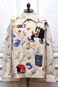 画像1: KHOKI　" Hand Embroidery Jacket "　col.Beige (1)