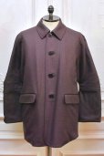 画像1: CLASS　" DORMEUIL SPORTEX THORNPROOF HALF COAT "　col.Bordeaux (1)