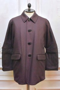 CLASS　" DORMEUIL SPORTEX THORNPROOF HALF COAT "　col.Bordeaux