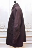 画像2: CLASS　" DORMEUIL SPORTEX THORNPROOF HALF COAT "　col.Bordeaux (2)