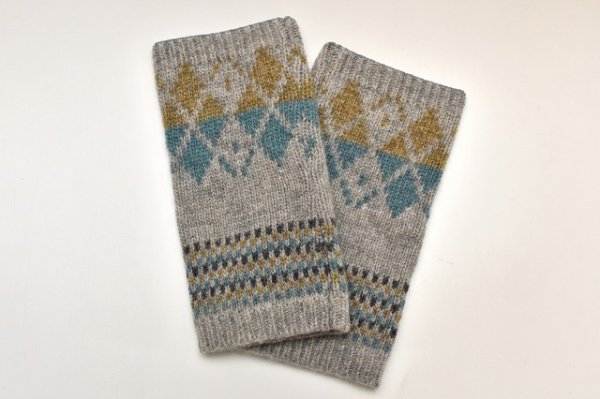 画像2: Nine Tailor　" Parry Arm Warmer "　col.L.Grey Mix