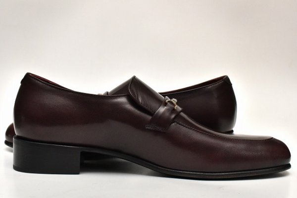 画像2: HUSBANDS　" Strap Loafers - Italian Lambskin "　col.Burgundy