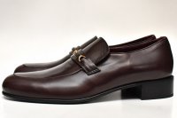 HUSBANDS　" Strap Loafers - Italian Lambskin "　col.Burgundy