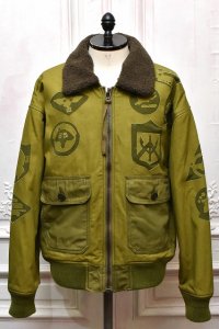 HANS　" Uneven dye bonding flight Jacket "　col.Khaki