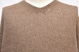 画像2: MAATEE＆SONS　" Cashmere Mink LOOSE V SWEATER "　col.Naturalbrown (2)