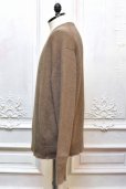 画像3: MAATEE＆SONS　" Cashmere Mink LOOSE V SWEATER "　col.Naturalbrown (3)