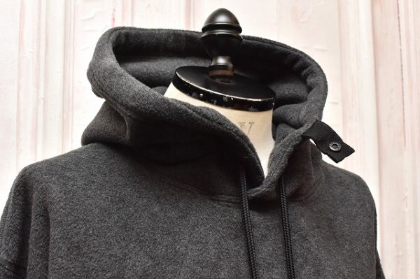 画像2: O- (0-CHO-RUI.LAB)　" WRITERS HOODIE "　col.D.Charcoal