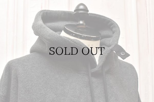 画像2: O- (0-CHO-RUI.LAB)　" WRITERS HOODIE "　col.D.Charcoal