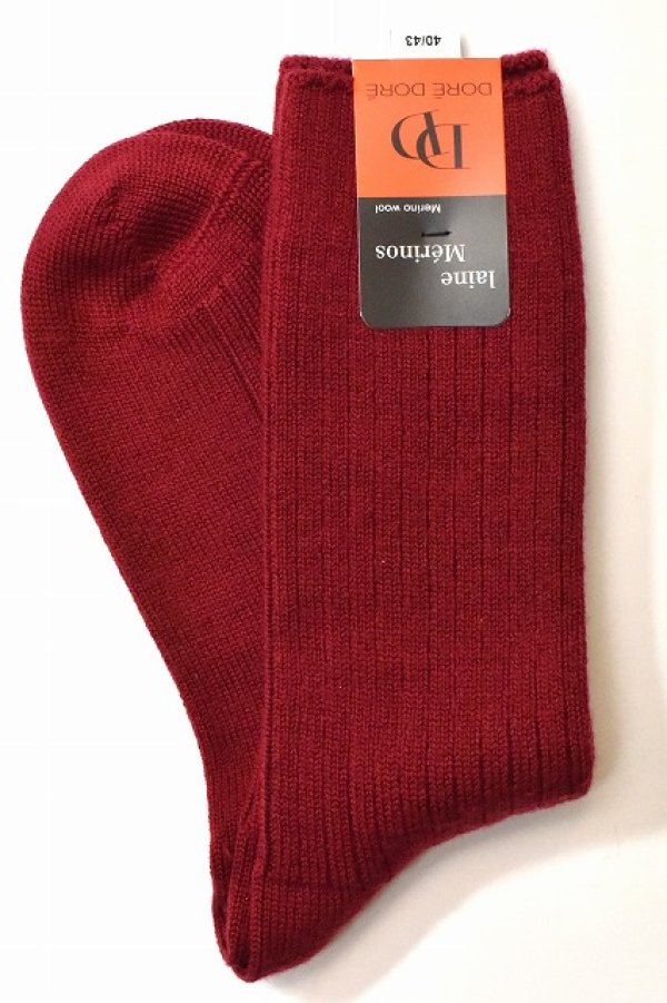 画像1: DORE DORE　" Knit Socks "　col.POMMARD