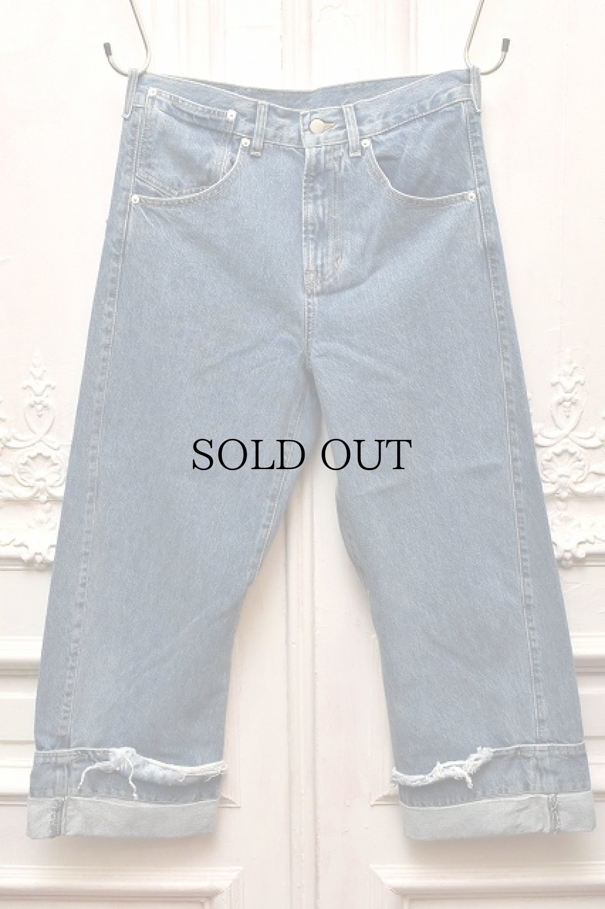 ꧁꧂MARINA YEE pants Marina Yee Indigo Oversized Jeans