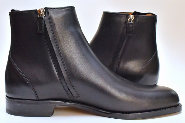 画像2: F.lli Giacometti　" Side Zip Boots - Chateabriand "　col.Nero