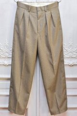 NICENESS　" SCHENKER - Flying V Trouser Wide "　col.Brown