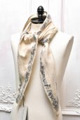 画像3: SILVANA MANETTI　" CLOUD - Cashmere Wool Nylon Stole "　col.Light Gray/Black