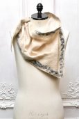 画像4: SILVANA MANETTI　" CLOUD - Cashmere Wool Nylon Stole "　col.Light Gray/Black