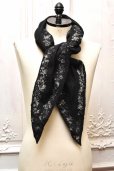 画像3: SILVANA MANETTI　" CLOUD - Cashmere Wool Nylon Stole "　col.Black/White