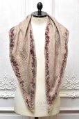 画像1: SILVANA MANETTI　" CLOUD - Cashmere Wool Nylon Stole "　col.Brown/Bordeaux (1)