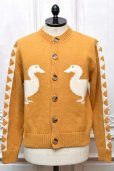 画像1: S.S Daley　" Duck Motif Lambswool Cardigan "　col.Yellow (1)