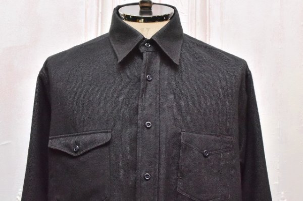 画像2: MAATEE＆SONS　" SILK GACHA POCKE WORK SHIRTS "　col.NAVYPIN